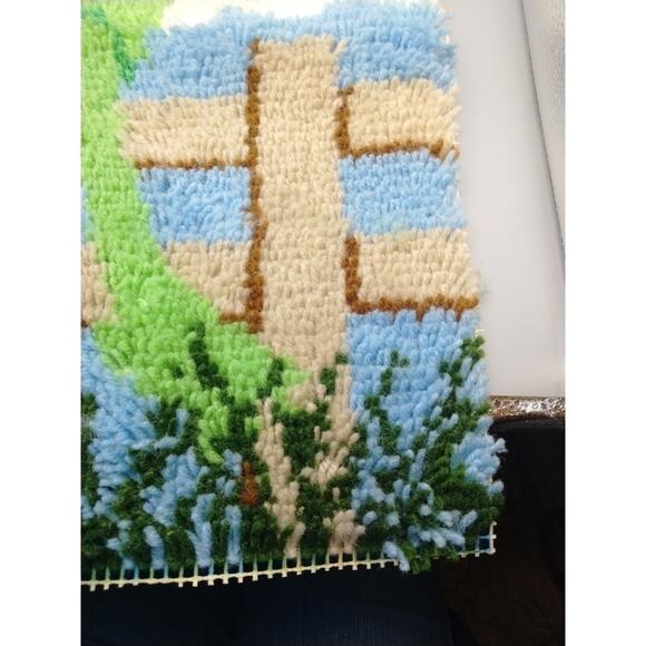 Vintage COMPLETE Caron Muppet Kermit the Frog Latch Hook Kit # K3170 Craft 1978 - Picture 4 of 6